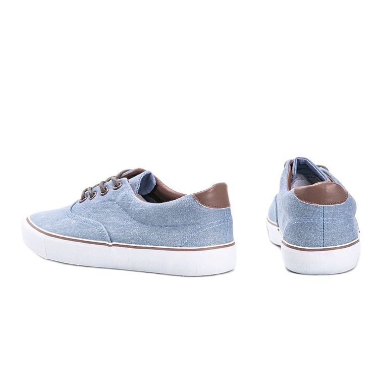 Manhattan blå sneakers til kvinder 1