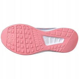 Adidas Runfalcon 2.0 K børnesko grå-pink FY9497 lyserød 2