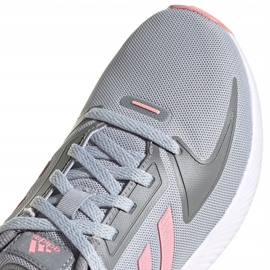 Adidas Runfalcon 2.0 K børnesko grå-pink FY9497 lyserød 3