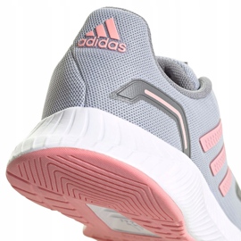 Adidas Runfalcon 2.0 K børnesko grå-pink FY9497 lyserød 4