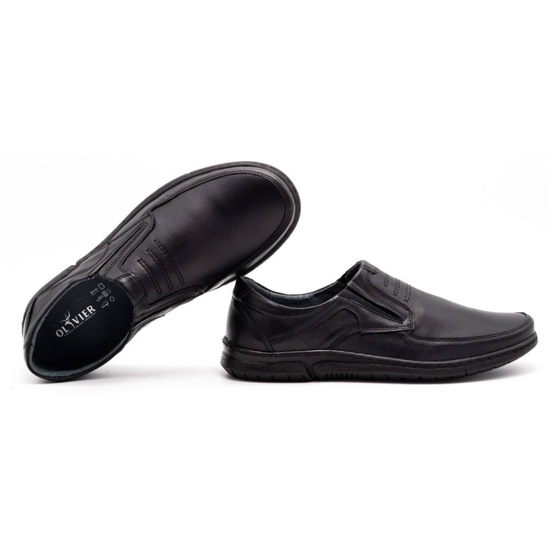 Olivier Herre slip-on sko 7053 sort 1