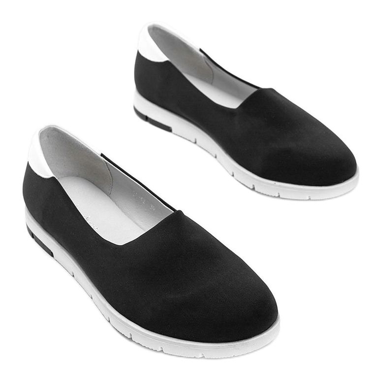 Varme sorte sneakers til kvinder 1