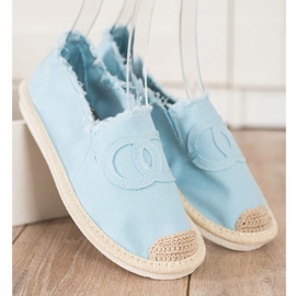 SHELOVET Tekstil Espadrilles blå 1