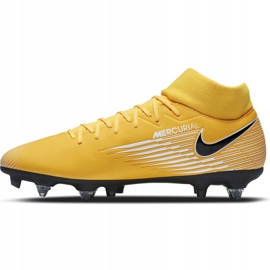 Nike Mercurial Superfly 7 Academy Sg Pro Ac M BQ9141 801 fodboldsko flerfarvet gul 2