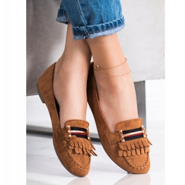 Anesia Paris Stilfulde loafers brun 3