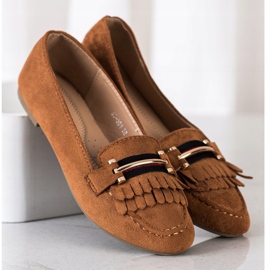 Anesia Paris Stilfulde loafers brun 2