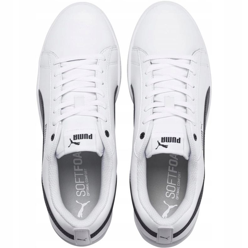 Damesko Puma Smash Wns v2 L hvid-sort 365208 01 1