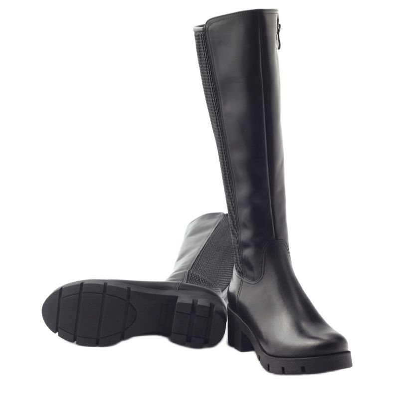 Sorte støvler. Modehit Arka 2938 3