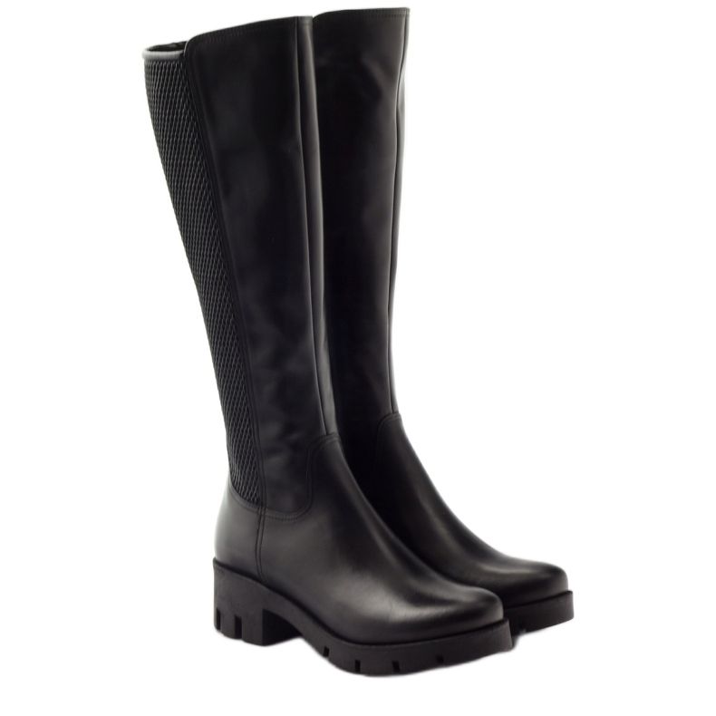Sorte støvler. Modehit Arka 2938 5