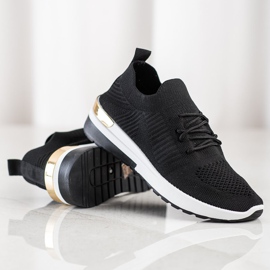 SHELOVET Komfortable Slip-On sneakers sort 1