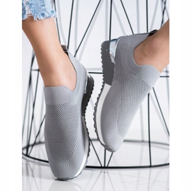 Renda Grå Openwork sneakers 2