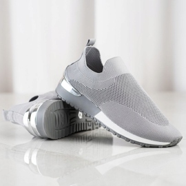 Renda Grå Openwork sneakers 1