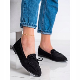 Coura Klassiske loafers sort 1