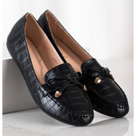 Kayla Casual Eco læder loafers sort 2
