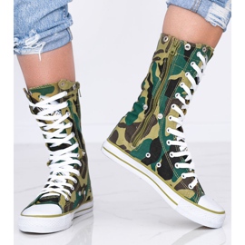 Find Your Self grønne camo sneakers 1