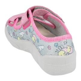 Befado sandal til piger 869x154 lyserød sølv grå 1