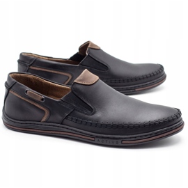 Polbut Herresko loafers 09 sort brun 1