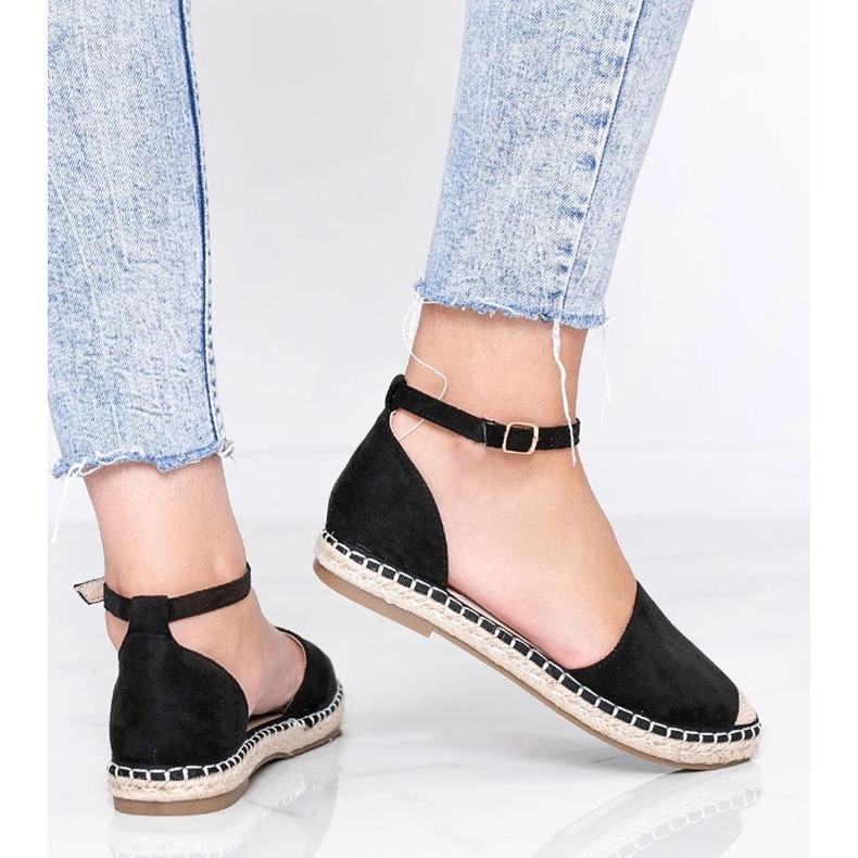 Sorte espadrillessandaler fra Chloe Star 1
