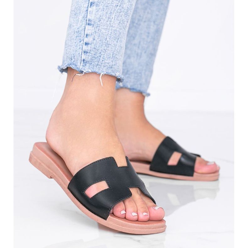 Penny sorte sandaler til kvinder 1