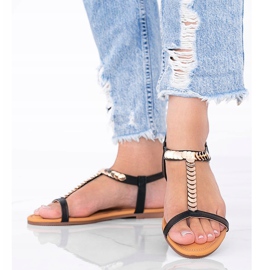 Sorte damesandaler fra Emmie 1