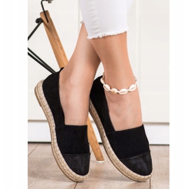 Bestelle Sort ruskind Espadrilles 1