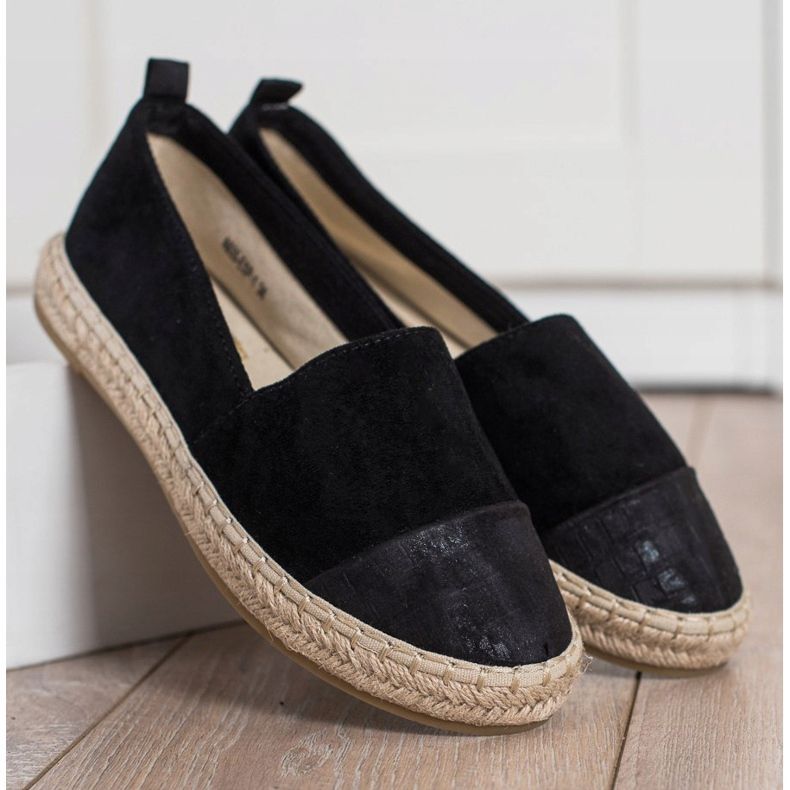 Bestelle Sort ruskind Espadrilles 2