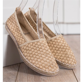 Balada Lette tekstil espadriller beige brun 1