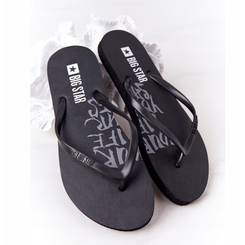 Kvinders flip-flops Big Star FF274A309 Sort 1