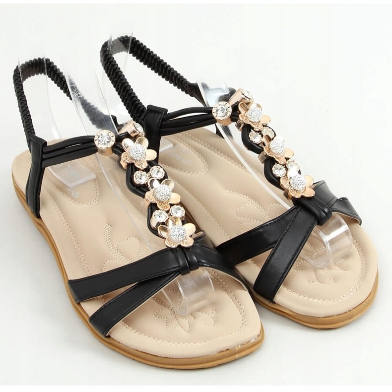 Sorte kvinders sandaler CT-153 Sort 1