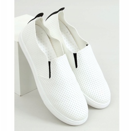 Sneakers slip-on hvid LA45 Sort 1