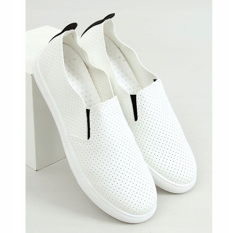 Sneakers slip-on hvid LA45 Sort 1