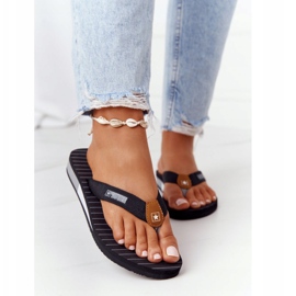 Kvinders flip-flops Big Star DD274A247 Sort 1