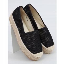 Sort espadriller til kvinder A666-ESP-1 Sort 1