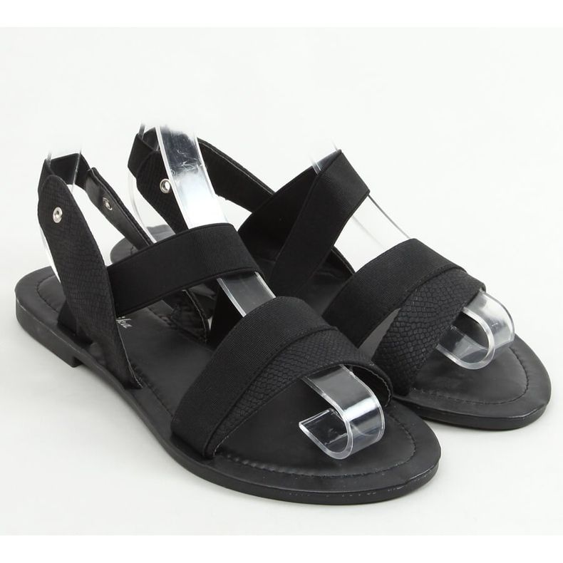 Sorte kvinders sandaler S060115 Sort 1