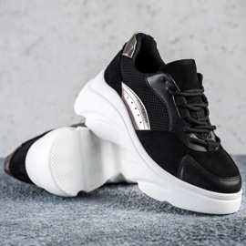 Seastar Sorte sneakers på platformen 1
