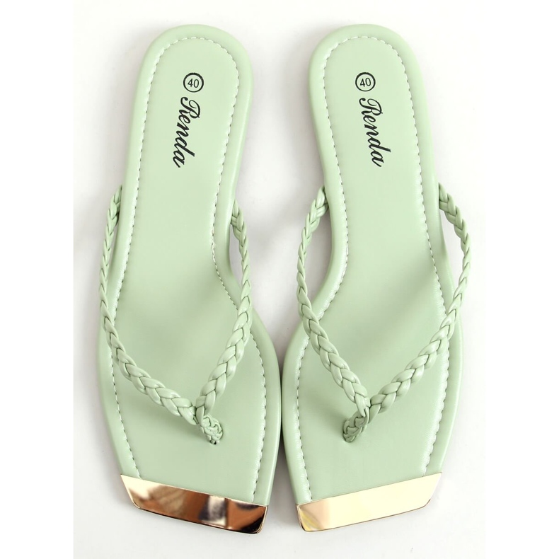 Mint-flip-flops 35-220 Grøn 1