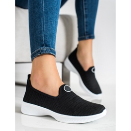 SHELOVET Slip-on sportssko sort 1