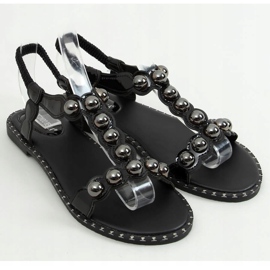 Sorte kvinders sandaler M6P111-1 Sort 1