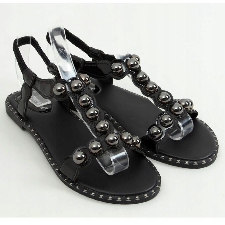 Sorte kvinders sandaler M6P111-1 Sort 1