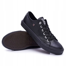 Herre Sneakers Low Big Star Sort V174345 2