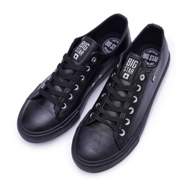 Herre Sneakers Low Big Star Sort V174345 3