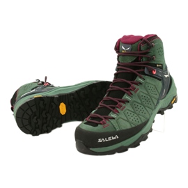 Salewa Ws Alp Trainer 2 Mid Gtx W 61383-5085 trekkingsko sort grøn 4