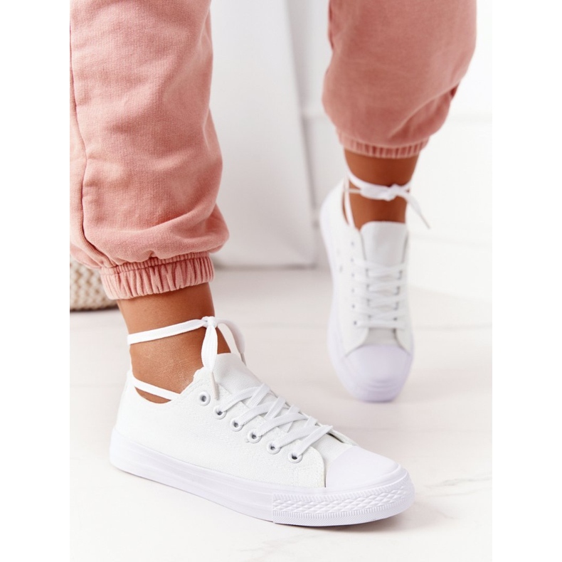 Klassiske sneakers til kvinder Hvid Omerta 2