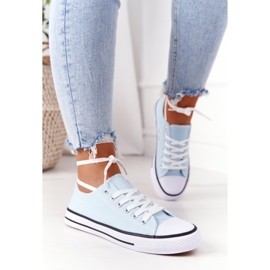 Kvinders klassiske sneakers blå Omerta 2