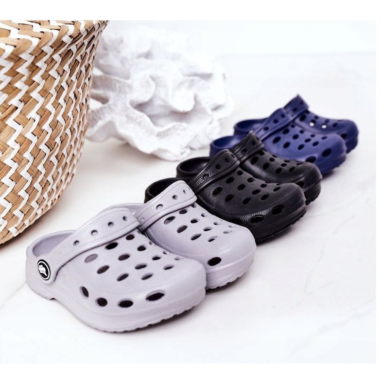 Tøfler til børn Foam Crocs Black Lucas sort 2
