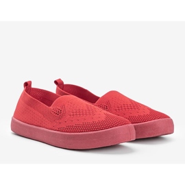Moab Red Openwork Slip On Sneakers rød 1