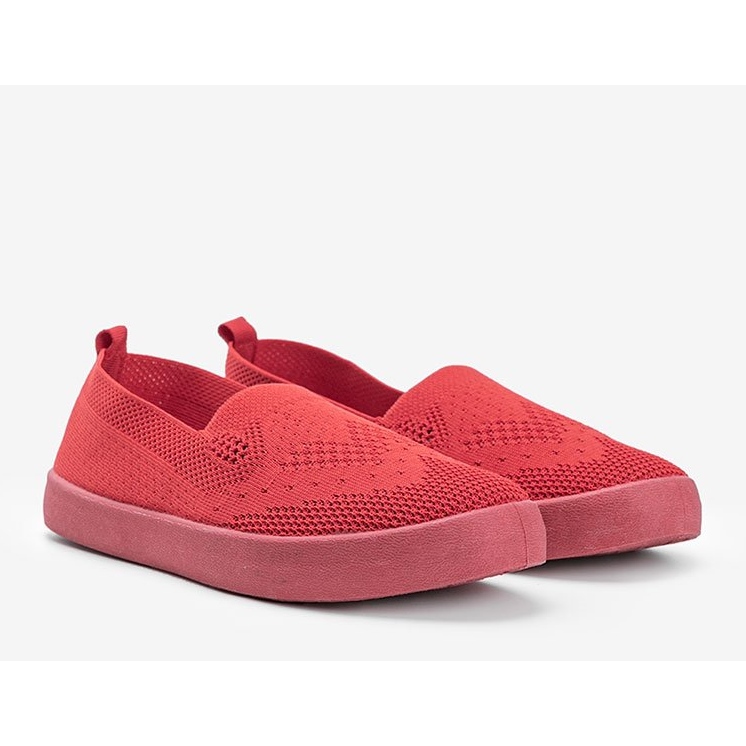 Moab Red Openwork Slip On Sneakers rød 1