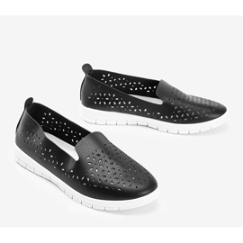 Sorte Pristina openwork sneakers 1
