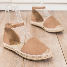 Kayla Beige Espadrilles med spænde 1