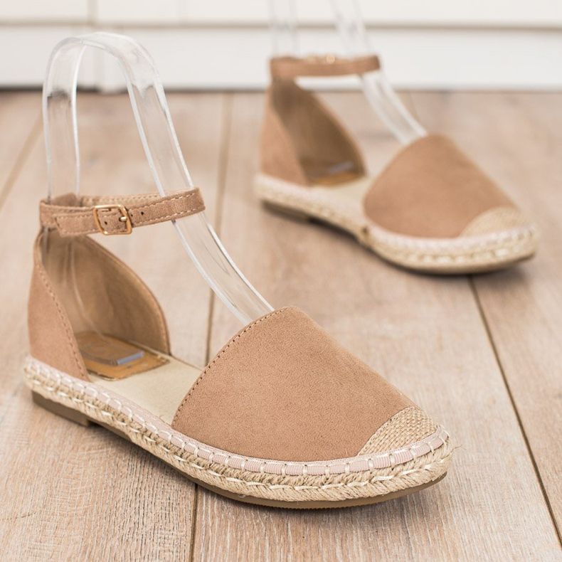 Kayla Beige Espadrilles med spænde 1